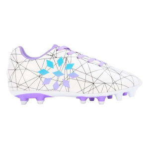 Kids' RIP-IT Soccer Molded Soccer Cleats Big 6 White/Lavender