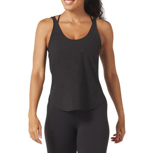 Women's Glyder Pyramid Scoop Neck Tank Top Medium Black