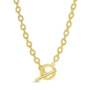 Splendid Iris Statement Link Necklace