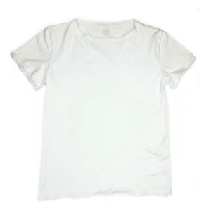 Girls' Yogababy Lettuce Edge T-Shirt 7/8 White