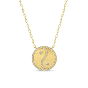Splendid Iris Yinyang Necklace