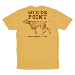 Men's Bone Head Outfitters Get To The Point T-Shirt 3XLarge Mustard Heather