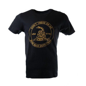 Men's Bone Head Outfitters Rattle Stamp T-Shirt Medium Black