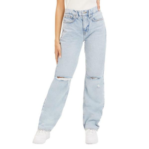 Women's GOOD AMERICAN Good 90's Slim Fit Straight Jeans Blue 24 32