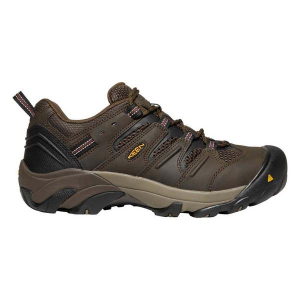 Men's KEEN Utility Utility Lansing Low Shoes 10 Wide Cascade Brown/Fired Brick