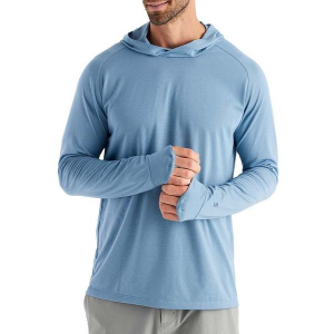 Men's Free Fly Elevate Fishing Hoodie Medium Blue Fog