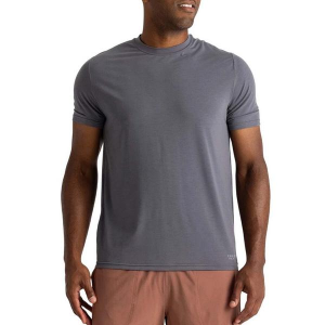 Men's Free Fly Elevate Lightweight T-Shirt Large Smoke