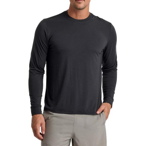 Men's Free Fly Elevate Lightweight Long Sleeve T-Shirt 2XLarge Black Sand