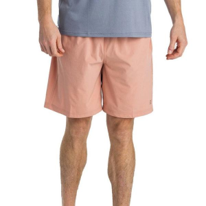 Men's Free Fly Breeze 8" Shorts Medium Orange Dusk