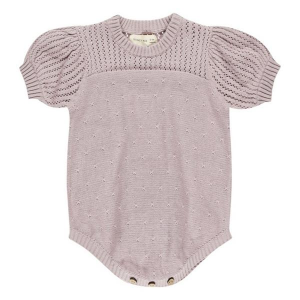 Girls' Quincy Mae Pointelle Knit Onesie Baby 12/18 mo. Lavender