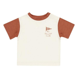 Rylee + Cru Sailing Club T-Shirt Baby 3/6 mo. Ivory