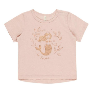 Girls' Rylee + Cru Mermaid T-Shirt Baby 12/18 mo. Pink
