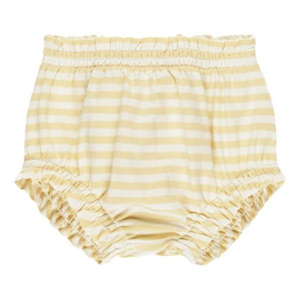 Girls' Quincy Mae Gathered Bloomer Shorts Baby 18/24 mo. Yellow Stripe