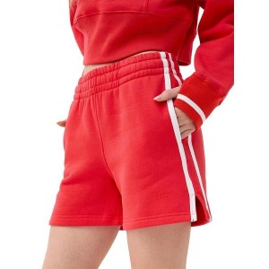 Women's Cream Yoga Dani Sweat Shorts Large Red
