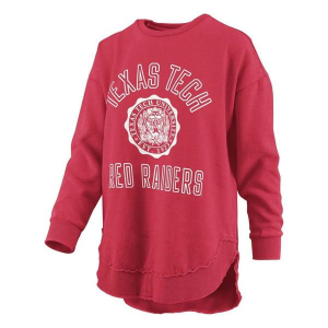 Texas Tech Red Raiders Pressbox Women's Crew Large Red