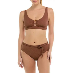 Women's Skye Belted Alessia Swim Bottoms Contemporary Large Zen Garden