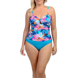 Women's Ingear Bandeau One Piece Swimsuit Plus 24W Romance