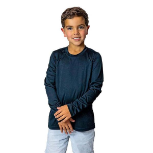 Kids' Vapor Apparel Sun Long Sleeve T-Shirt Large Black