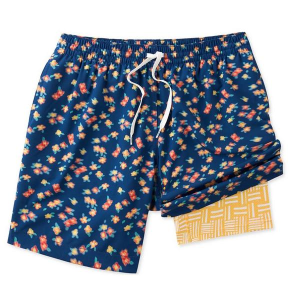 Men's Chubbies Lined Classic 7" Swim Trunks 2XLarge The Flowers In Motion