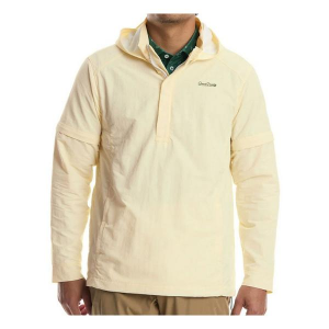 Men's Good Good Golf Overtime Convertible Windbreaker Small Lemon Icing