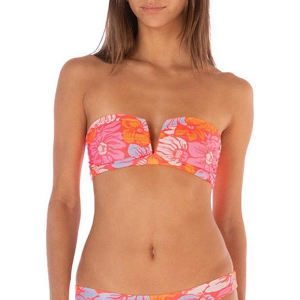 Women's Maaji Flicker Swim Bikini Top Contemporary Large Flower Scape