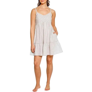 Women's Koy Resorts Casablanca Mini Dress Swim Cover Up Large Stripe