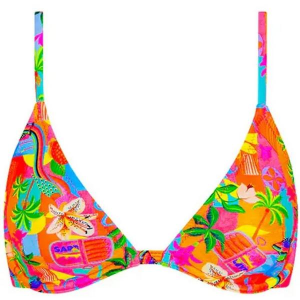 Women's Kulani Kinis Underwire Triangle B-C Cup Swim Bikini Top Juniors Large Havana Haven