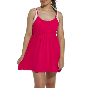 Women's Lagaci Strappy Mini Dress Swim Cover Up XLarge Vintage Red