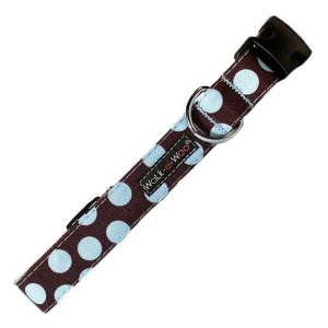 Walk-e-Woo Polka Dot Dog Collar
