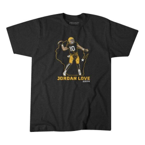BreakingT Toddler Jordan Love State Star T-Shirt