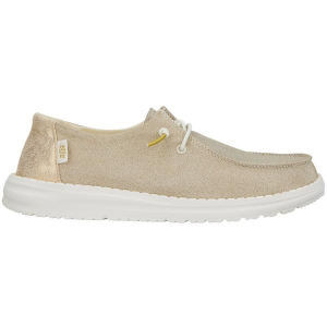 Women's HEYDUDE Wendy Metallic Sparkle Loafers Regular 8 Gold