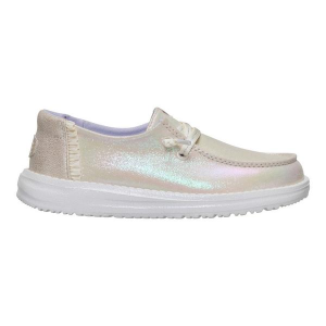 Kids' HEYDUDE Wendy Dazzling Loafers Little Regular 2 Iridescent