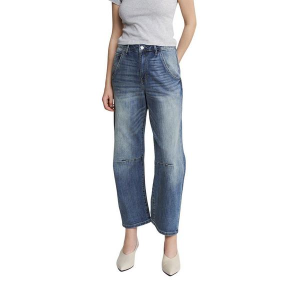 Women's Mica Denim Relaxed Fit Barrel Jeans Midnight Wash 24 27
