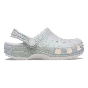 Crocs Iredescent Glitter Casual Clogs Regular 5 White