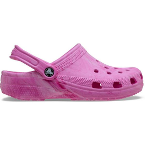 Crocs Classic Watercolor Marbled Casual Clogs Regular 3 Pink Swirl