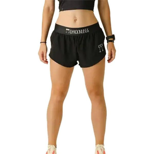 Women's ChicknLegs Split Shorts Large Black