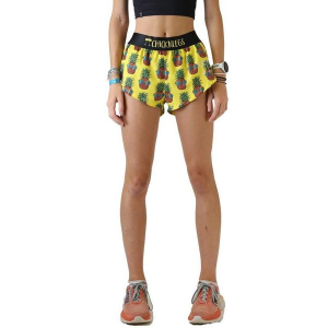 Women's ChicknLegs Split Shorts Large Pineapple