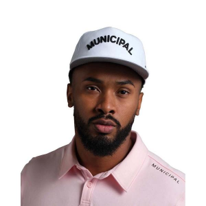 MUNICIPAL Trophy Corded Snapback Hat One Size White