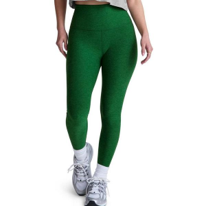 Women's Beyond Yoga Spacedye Caught in the Midi High Waisted Leggings Medium Summer Thyme Green