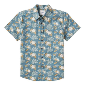 Boys' Katin Benji Button Up Shirt XLarge Atlantic Green