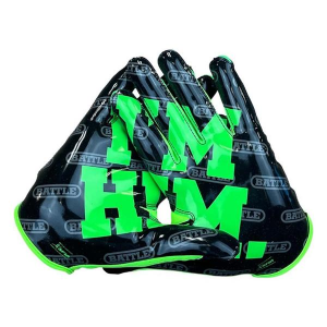 Men's Battle "I'm Him" Doom Speed Receiver Football Gloves