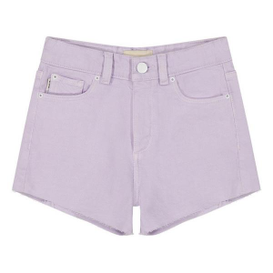 Girls' DL1961 Lucy High Rise Jean Shorts 8 Lilac Cloud