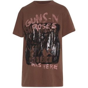 Women's Goodie Two Sleeves Guns N' Roses Was Here T-Shirt Medium Ginger