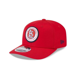 St. Louis Cardinals New Era Circle Patch 9Seventy Adjustable Hat One Size Red