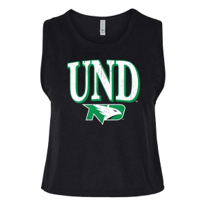 Range Women's North Dakota Fighting Hawks Festival Cropped Tank