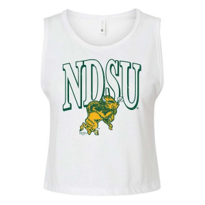 Range Women's North Dakota State Bison Festival Cropped Tank