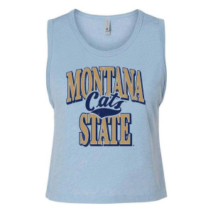 Range Women's Montana State Bobcats Festival Cropped Tank