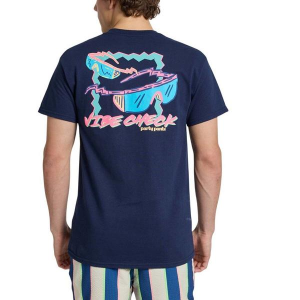 Men's Party Pants Blockers Check T-Shirt 2XLarge Navy