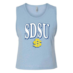 Range Women's South Dakota State Jackrabbits Festival Cropped Tank