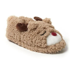 Boys' Dearfoams Emery Critter Casual Slippers Regular 13/1Y Light Brown
